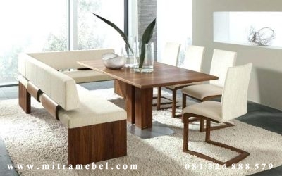 Set Meja Makan Minimalis Jati Elegant