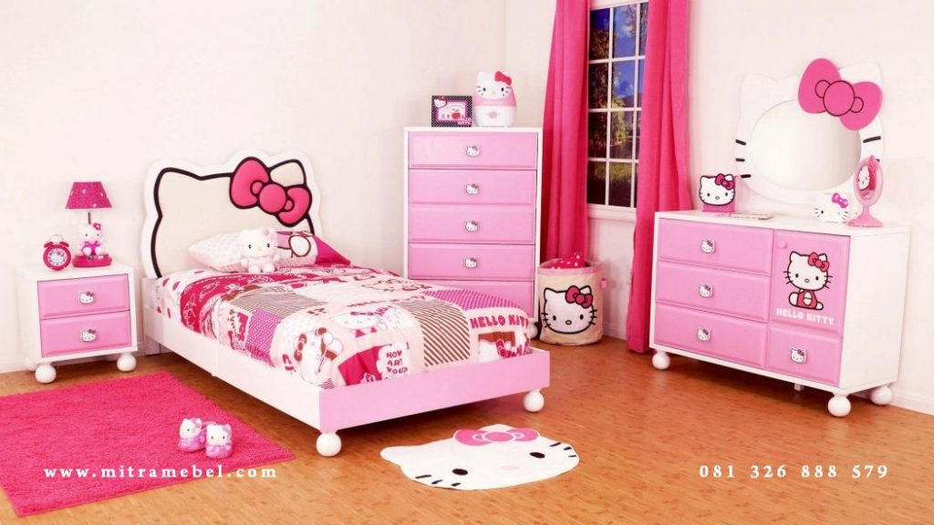 Kamar Tidur Anak Hello Kitty