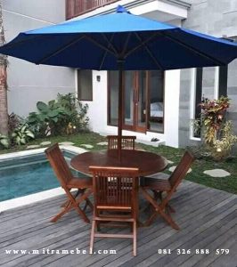 Set Meja Payung Taman