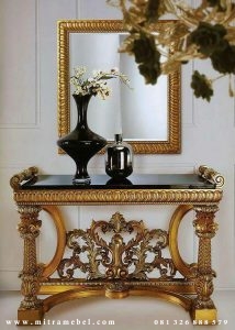 Meja Rias Mewah Ukir Alton