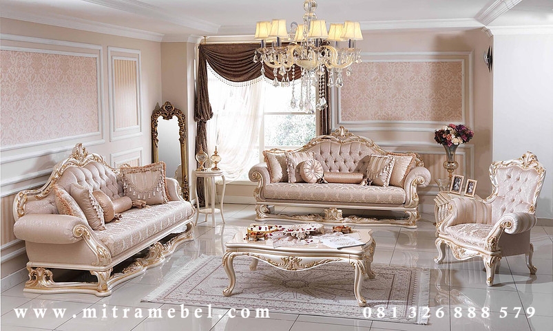 Set Kursi Sofa Tamu Furniture Luxury