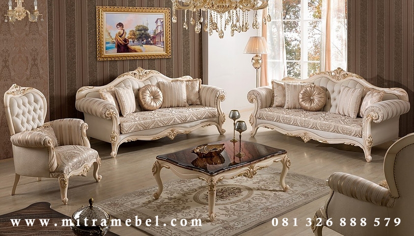 Set Kursi Tamu Luxury Sofa Elegant
