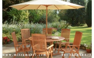 Set Meja Kursi Payung