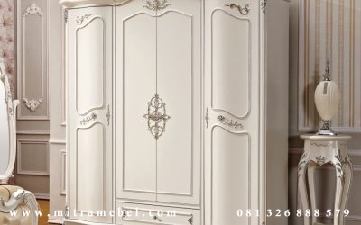 Lemari Pakaian Ukiran Terbaru Cat Duco Mewah