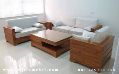 Set Kursi Tamu Minimalis Kayu Jati