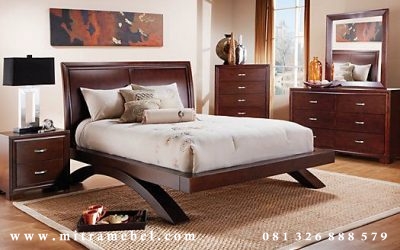 Kamar Tidur Minimalis Modern Kayu Jati