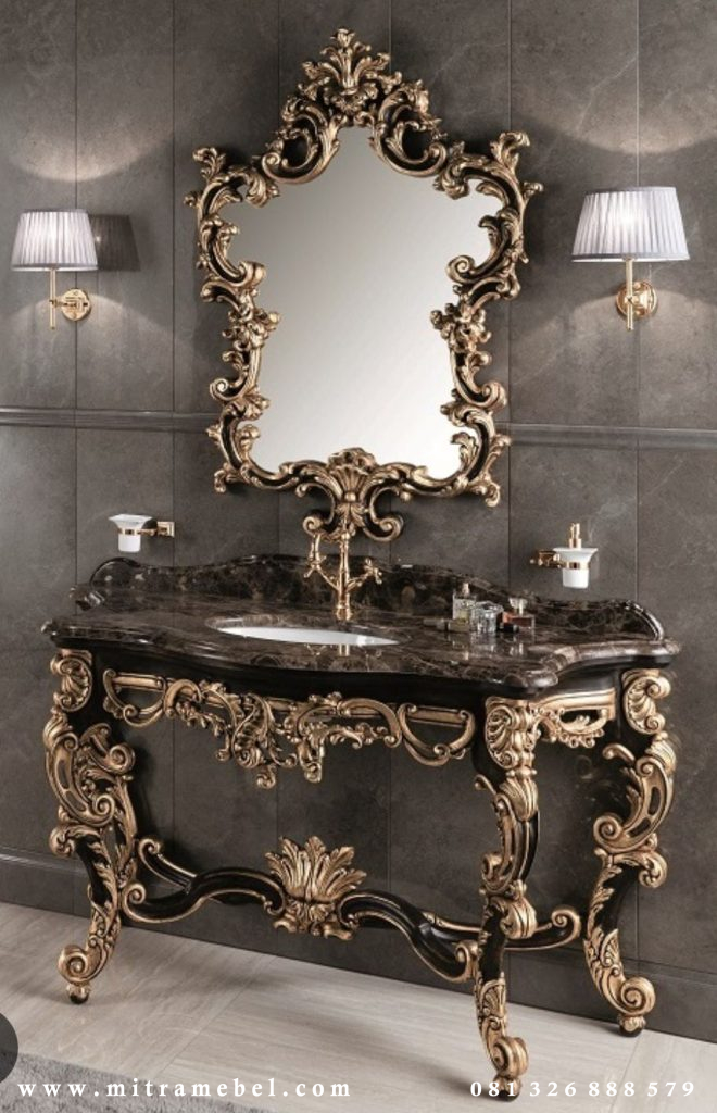 Meja Rias Ukiran Klasik Modern