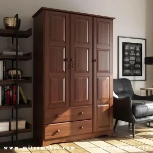 Lemari Pakaian 3 Pintu Minimalis